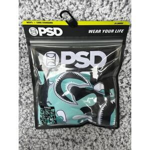 PSD Core Standard Boxer Brief Men’s XL (40-42) War Face Aqua Shark Breathable